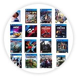 ألعاب بلايستيشن 4 مستعملة